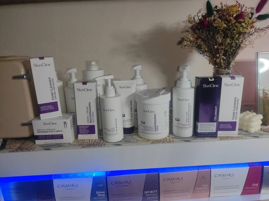 Productos de alta cosmética del centro